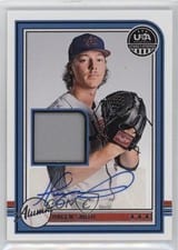 2025 Panini Stars & Stripes USA Baseball Alumni Signature Materials Hagen Smith #USA-HS card