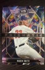 2026 Panini Stars & Stripes Prizm Prizmatic Hagen Smith #19 card