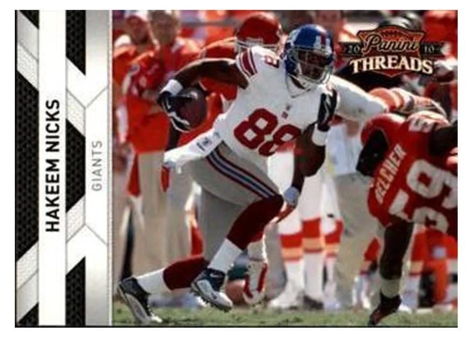 2010 Panini Threads Hakeem Nicks #97 card