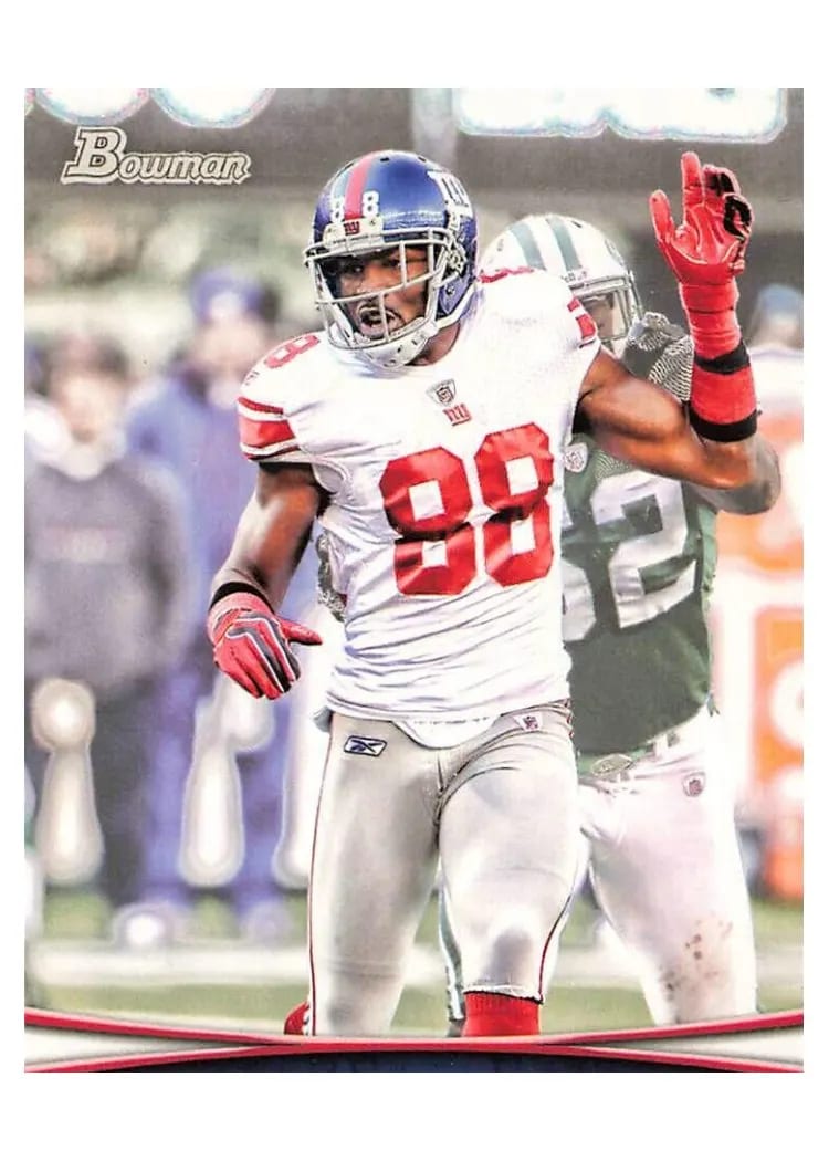 2012 Bowman Hakeem Nicks #3 card