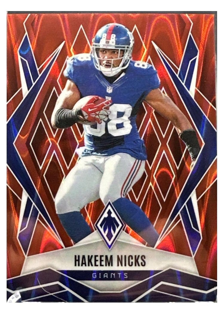 2025 Panini Phoenix Base Set Hakeem Nicks Red #86 card
