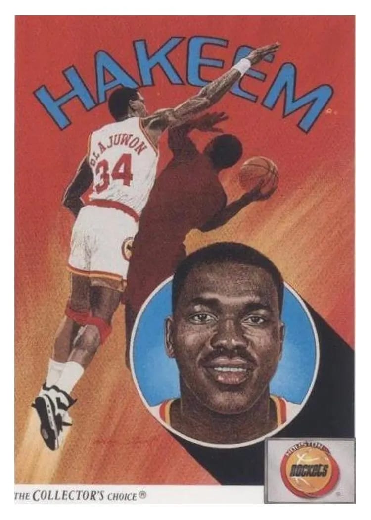 1991 Upper Deck Hakeem Olajuwon #92 card