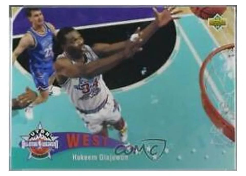 1992 Upper Deck Hakeem Olajuwon #444 card
