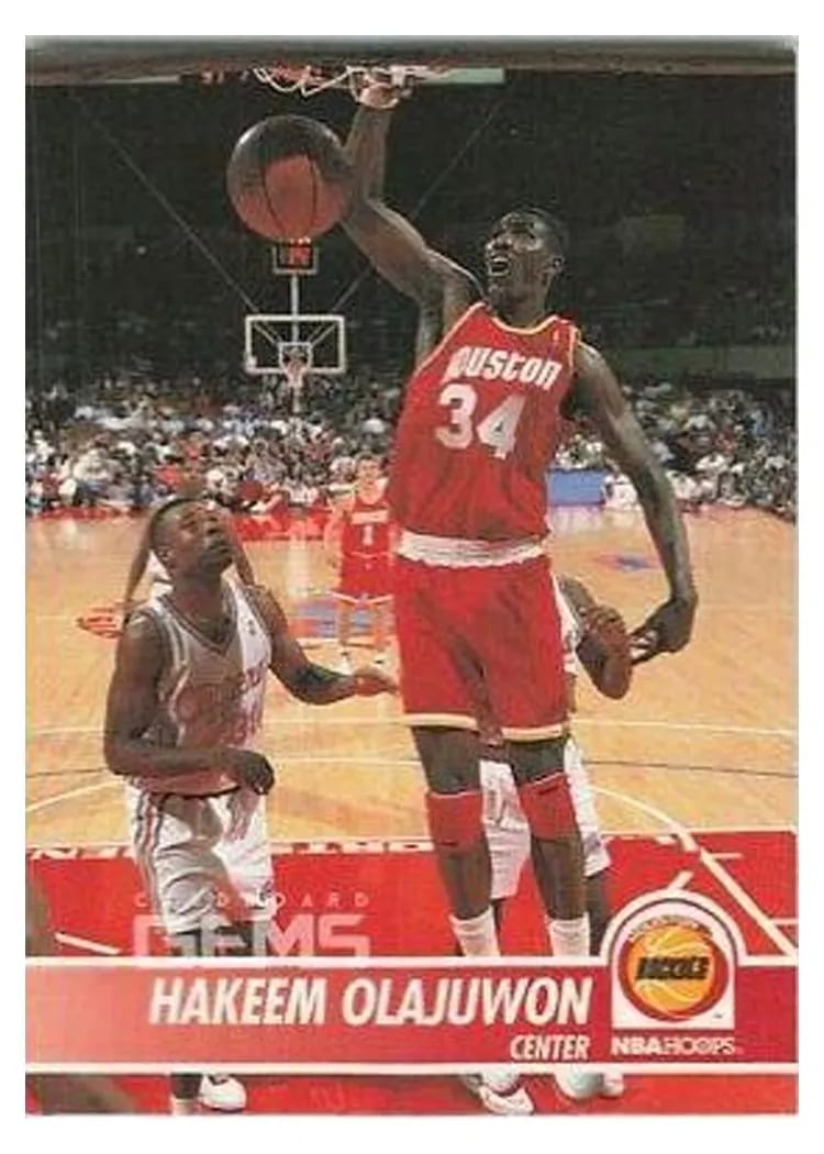 1994 Hoops Hakeem Olajuwon #78 card