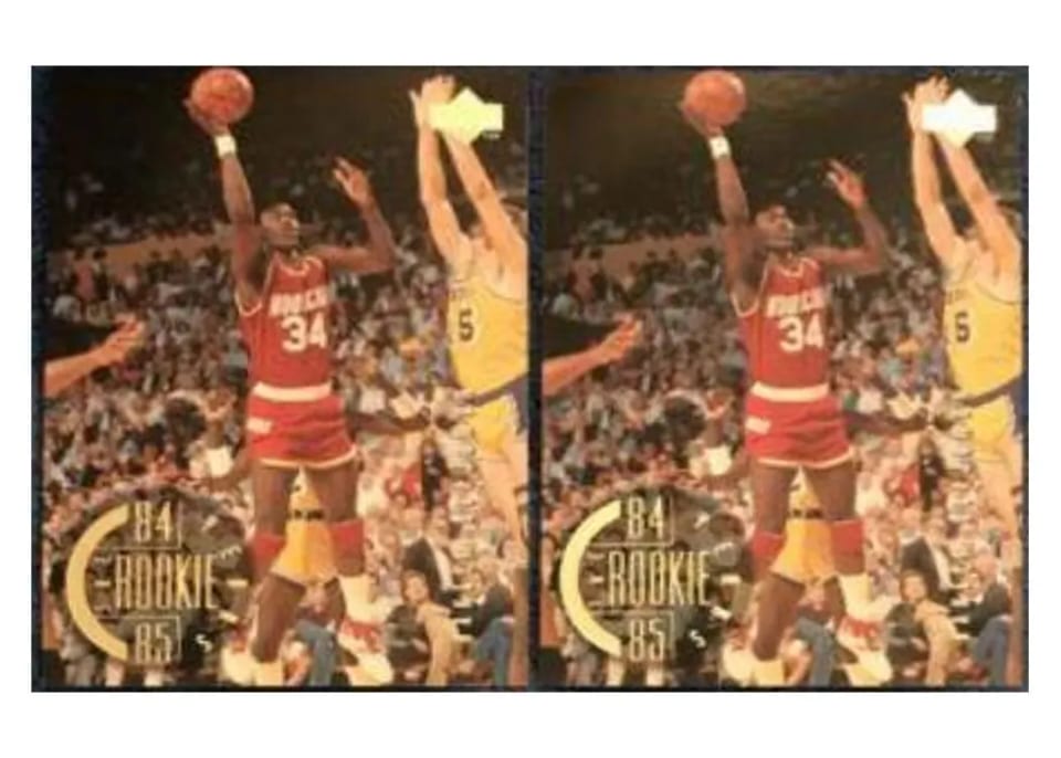 1995 Upper Deck Hakeem Olajuwon #138 card