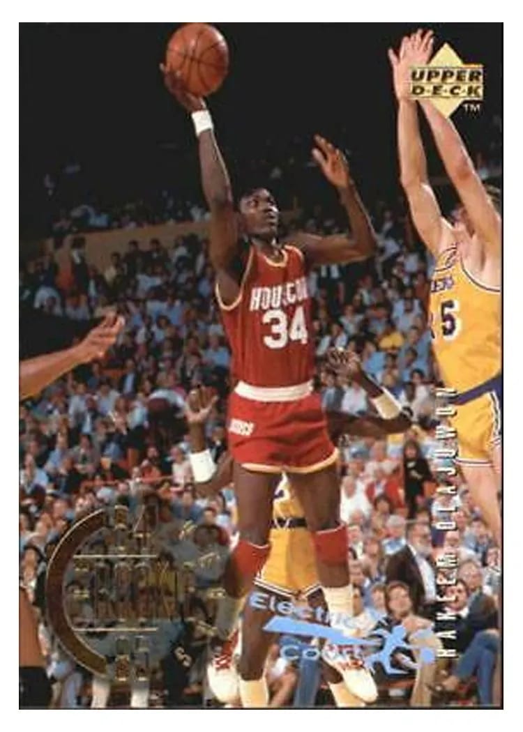 1995 Upper Deck Hakeem Olajuwon #138 card
