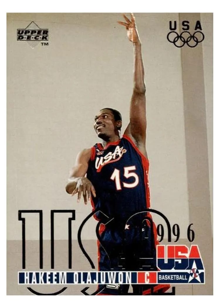 1995 Upper Deck Hakeem Olajuwon #320 card
