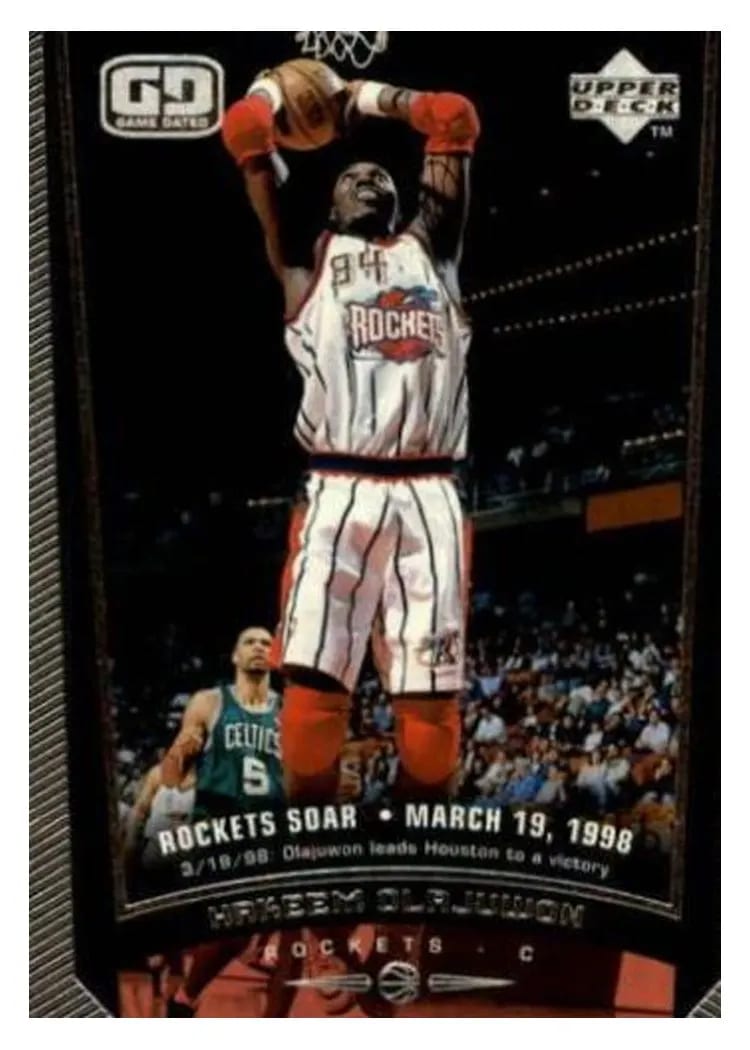 1998 Upper Deck Hakeem Olajuwon #322 card