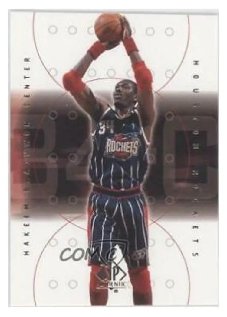 2000 SP Authentic Hakeem Olajuwon #29 card