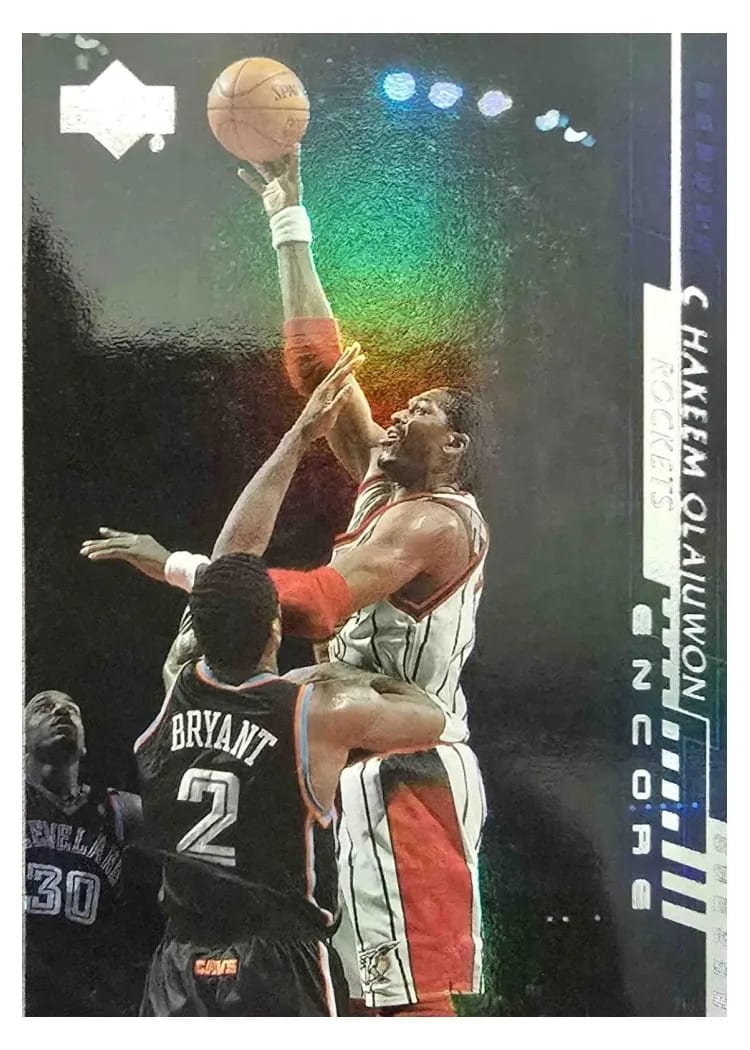 2000 Upper Deck Encore Hakeem Olajuwon #44 card