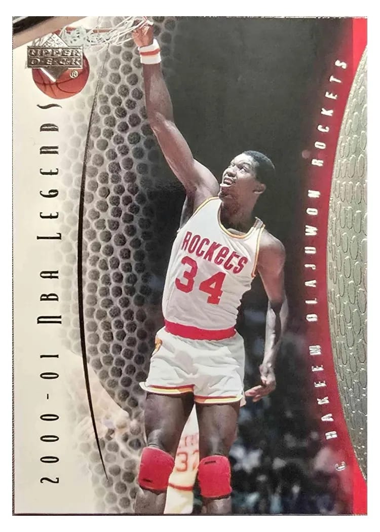 2000 Upper Deck Legends Hakeem Olajuwon #22 card