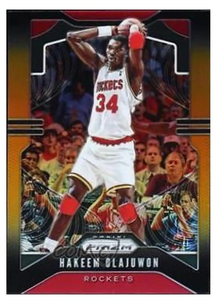 2019-20 Panini Prizm Base Set Hakeem Olajuwon #4 card