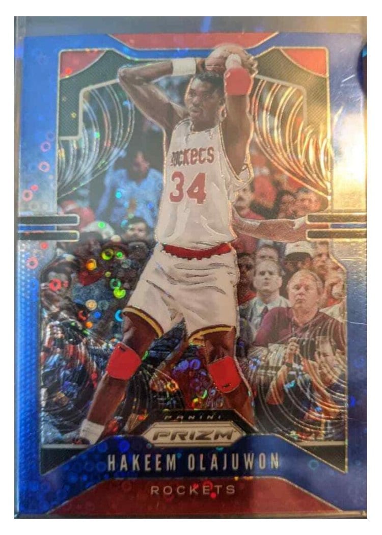 2019-20 Panini Prizm Base Set Hakeem Olajuwon #4 card