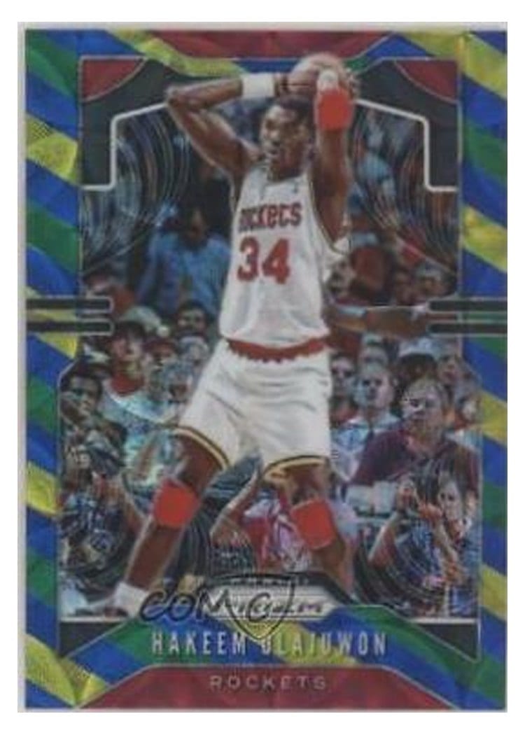 2019-20 Panini Prizm Base Set Hakeem Olajuwon #4 card