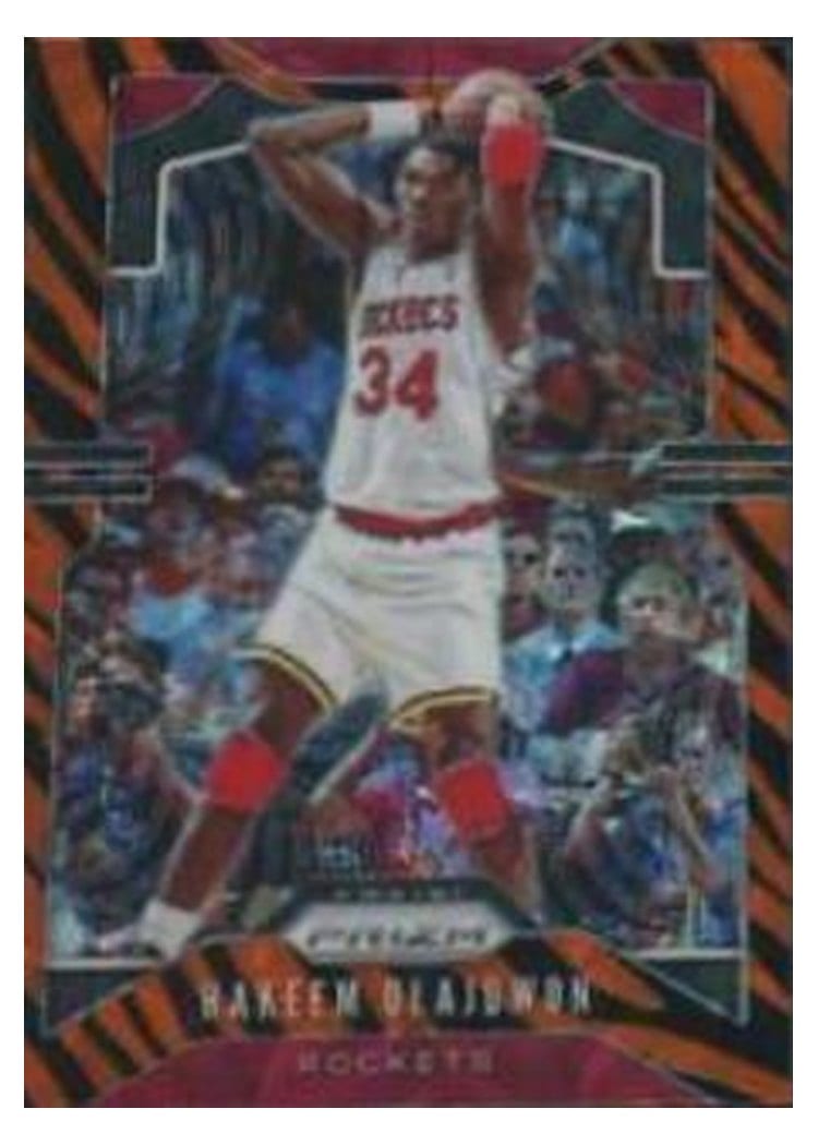2019-20 Panini Prizm Base Set Hakeem Olajuwon #4 card