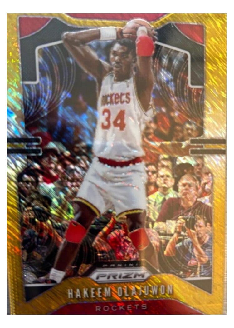 2019-20 Panini Prizm Base Set Hakeem Olajuwon #4 card