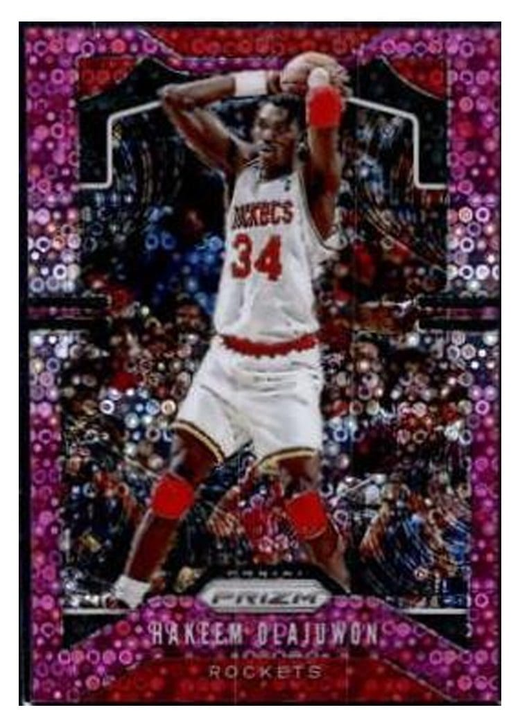 2019-20 Panini Prizm Base Set Hakeem Olajuwon #4 card