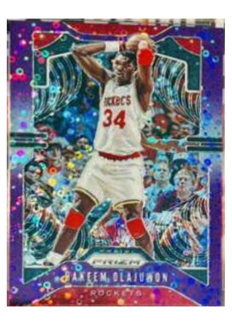 2019-20 Panini Prizm Base Set Hakeem Olajuwon #4 card
