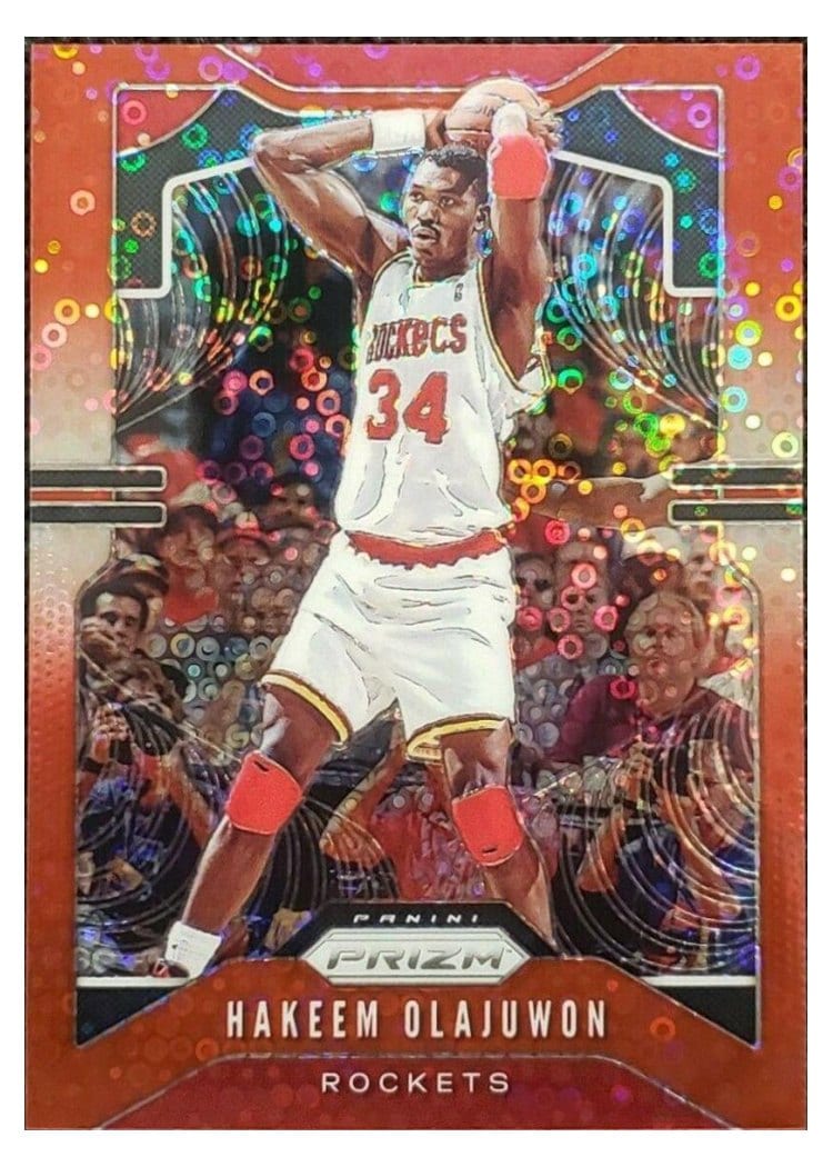 2019-20 Panini Prizm Base Set Hakeem Olajuwon #4 card