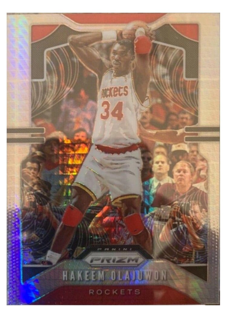 2019-20 Panini Prizm Base Set Hakeem Olajuwon #4 card