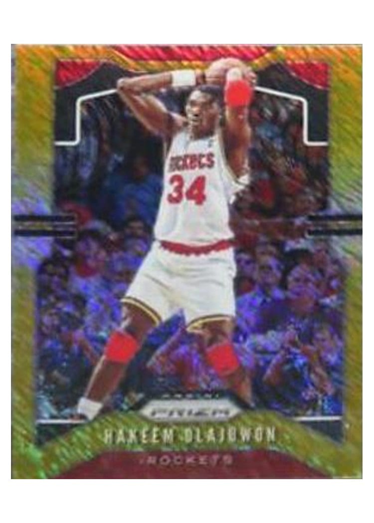 2019-20 Panini Prizm Base Set Hakeem Olajuwon #4 card