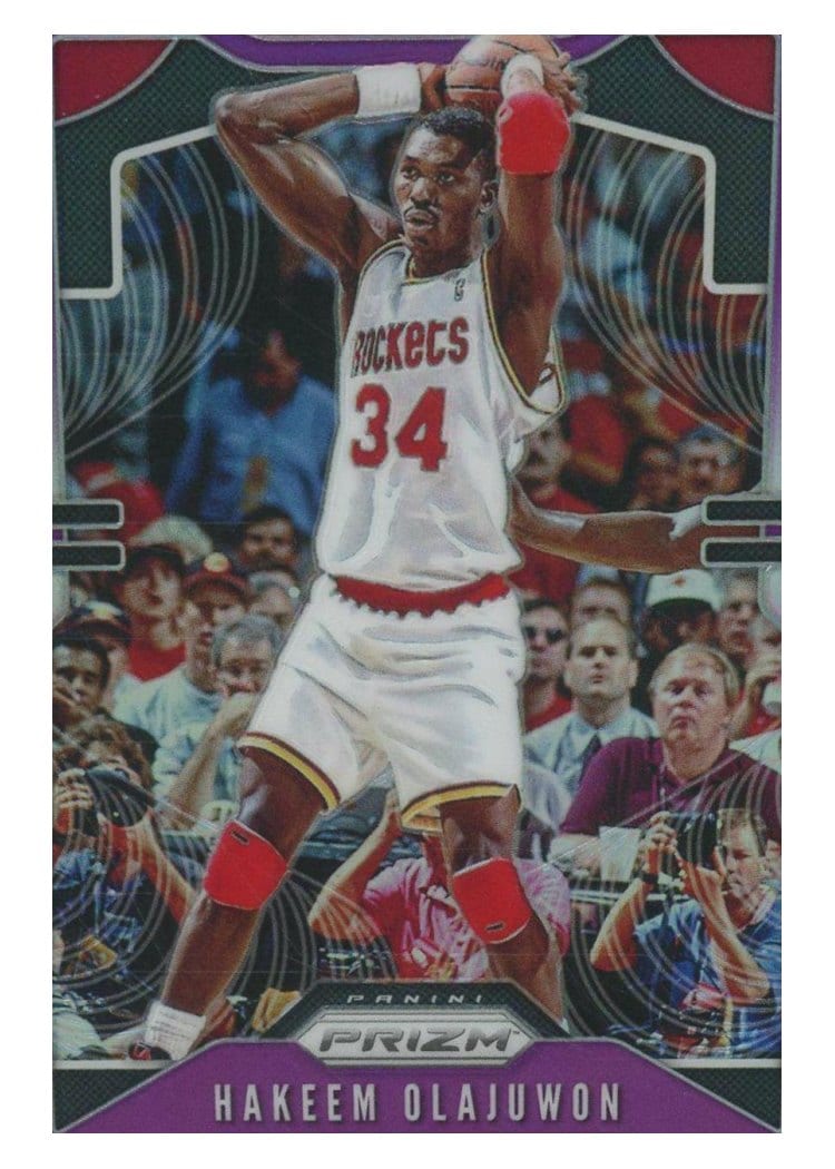 2019-20 Panini Prizm Base Set Hakeem Olajuwon #4 card