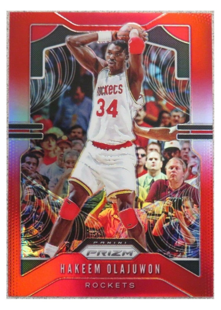 2019-20 Panini Prizm Base Set Hakeem Olajuwon #4 card