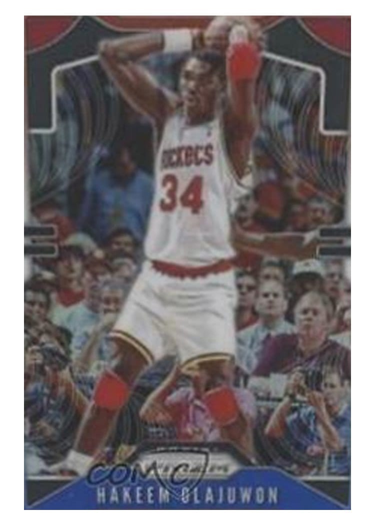 2019-20 Panini Prizm Base Set Hakeem Olajuwon #4 card