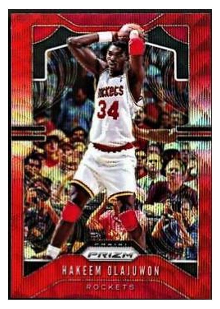 2019-20 Panini Prizm Base Set Hakeem Olajuwon #4 card