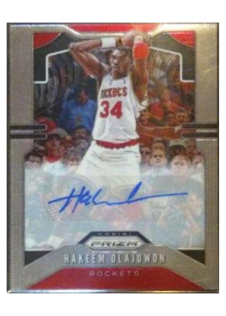 2019-20 Panini Prizm Base Set Hakeem Olajuwon #4 card