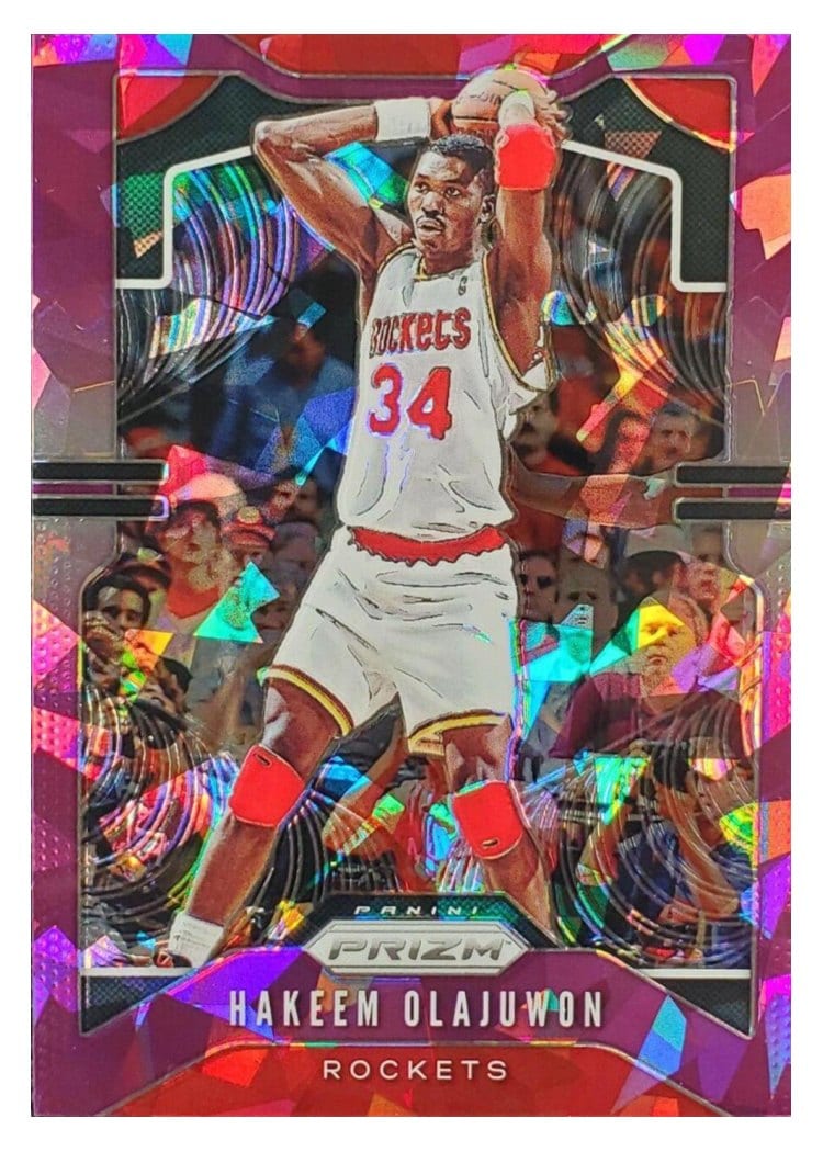 2019-20 Panini Prizm Base Set Hakeem Olajuwon #4 card
