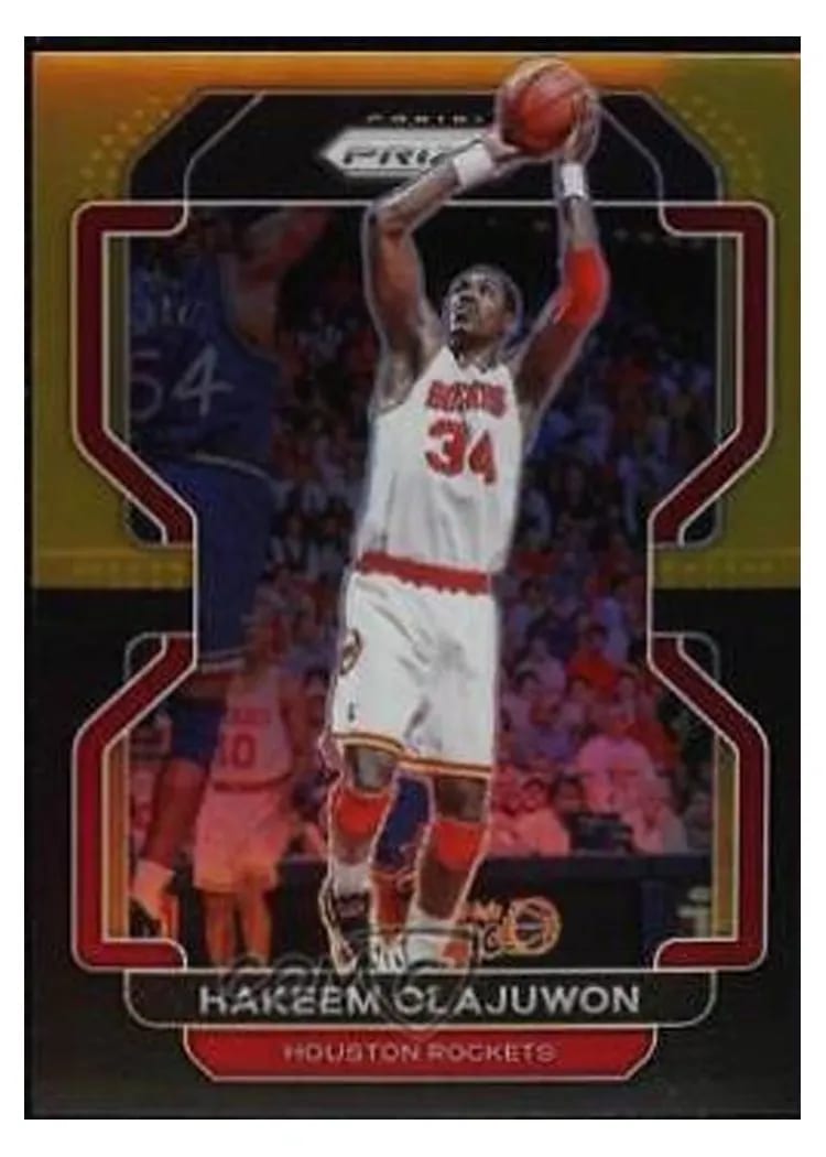 2021-22 Panini Prizm Base Set Hakeem Olajuwon #265 card
