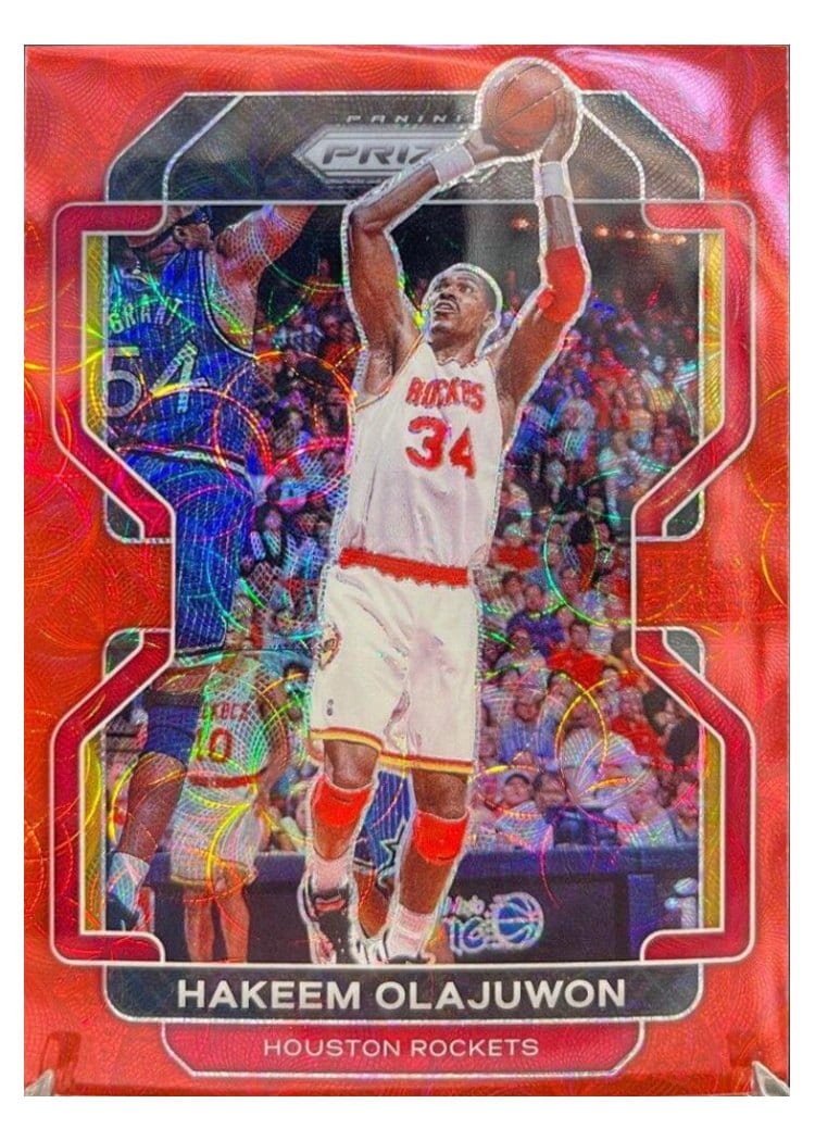2021-22 Panini Prizm Base Set Hakeem Olajuwon #265 card