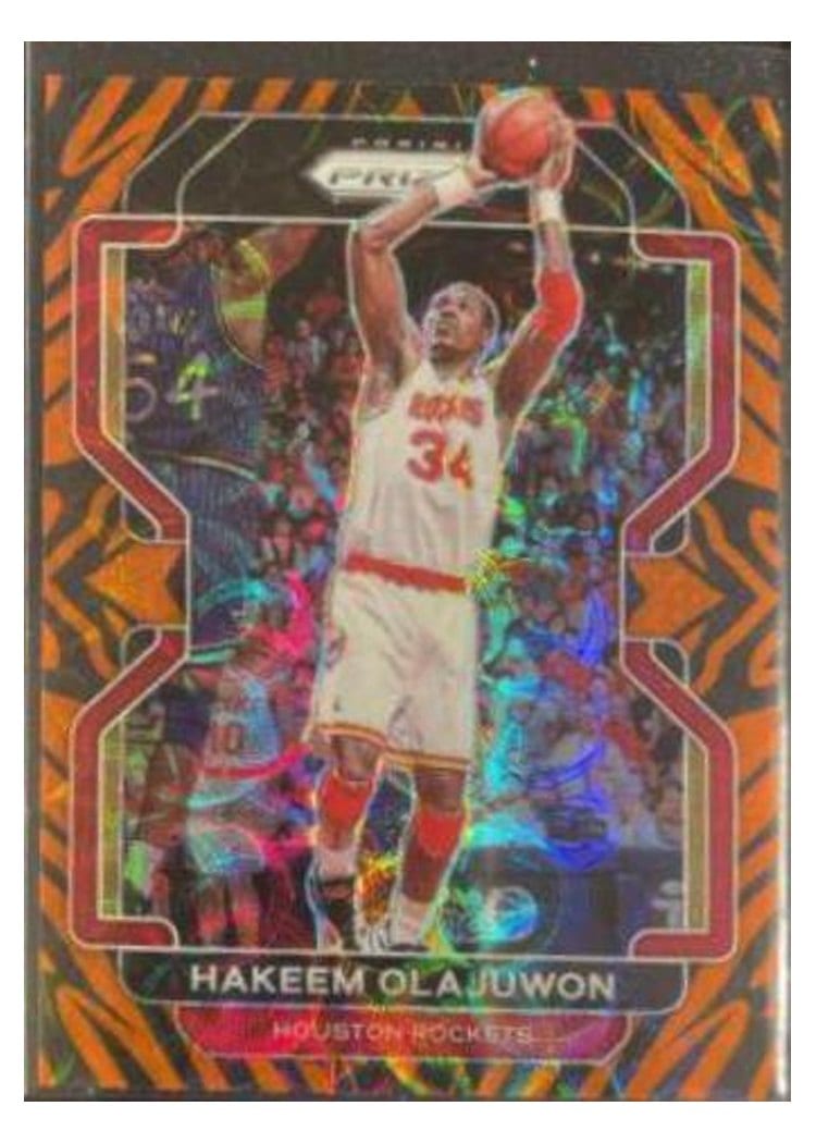 2021-22 Panini Prizm Base Set Hakeem Olajuwon #265 card