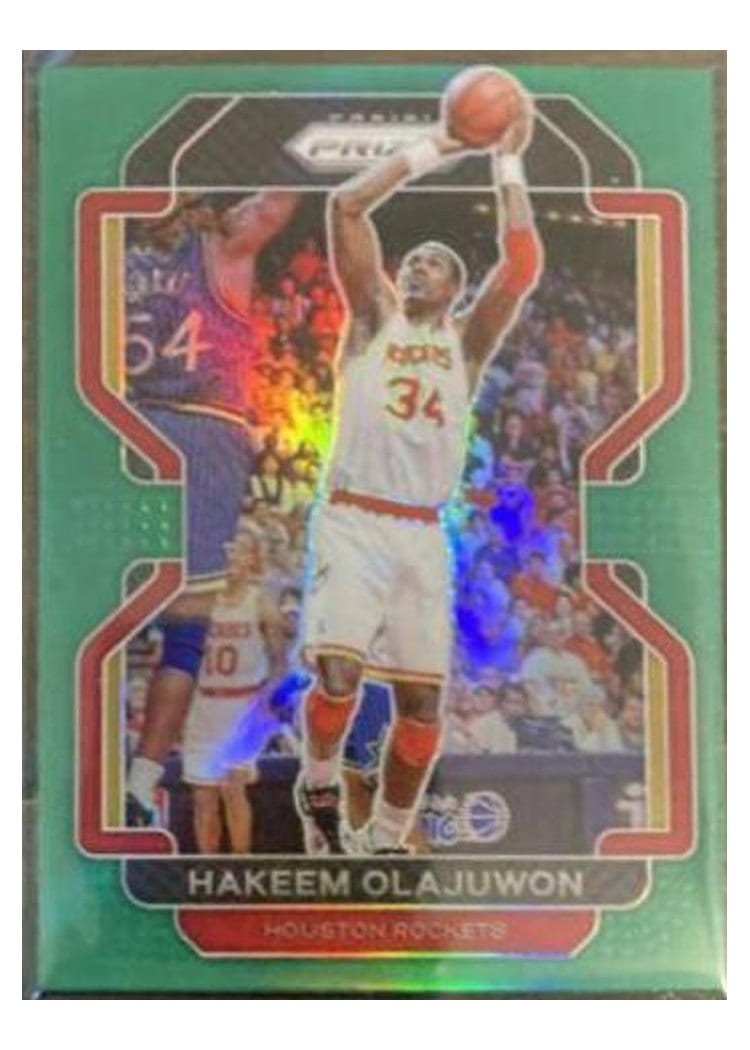 2021-22 Panini Prizm Base Set Hakeem Olajuwon #265 card
