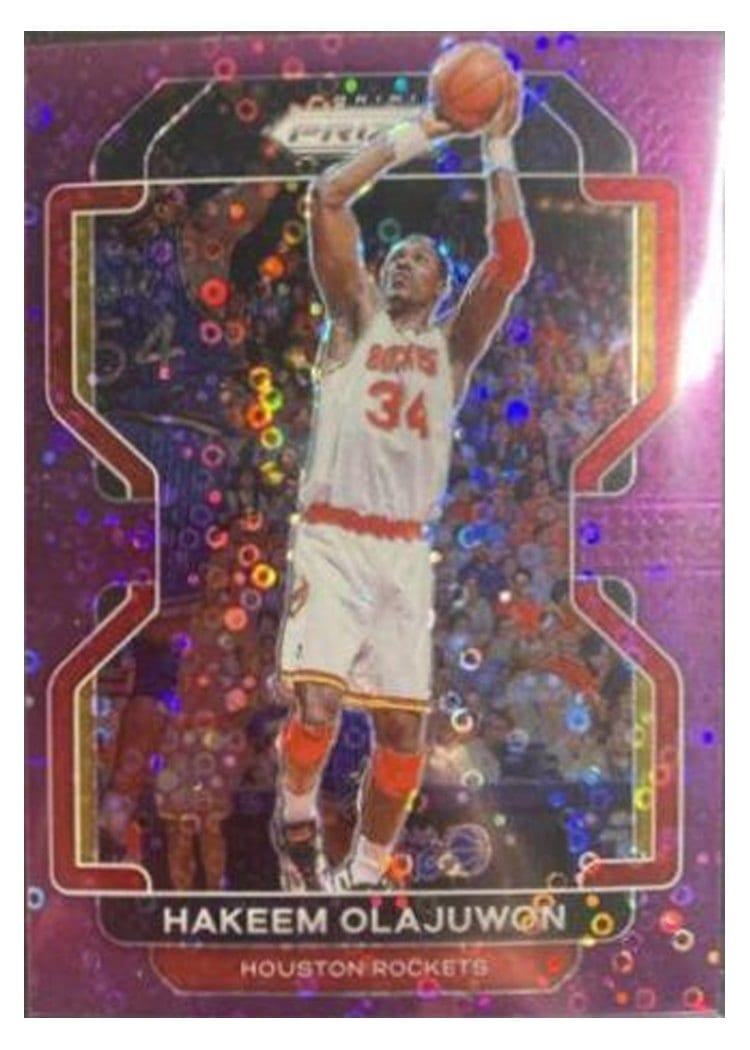 2021-22 Panini Prizm Base Set Hakeem Olajuwon #265 card