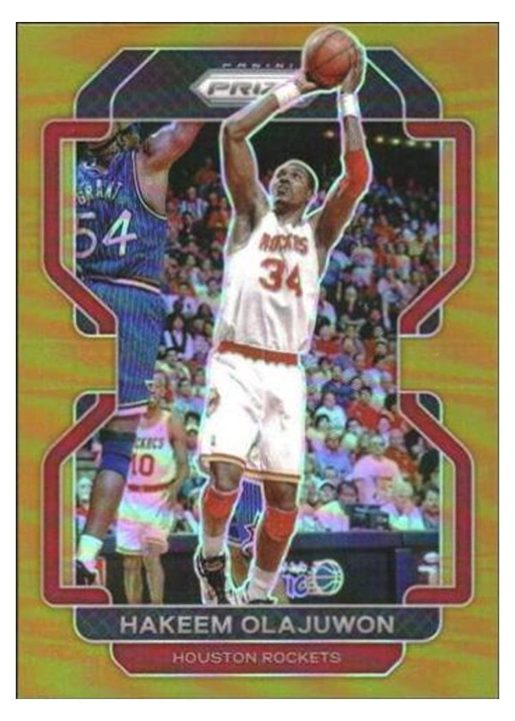 2021-22 Panini Prizm Base Set Hakeem Olajuwon #265 card