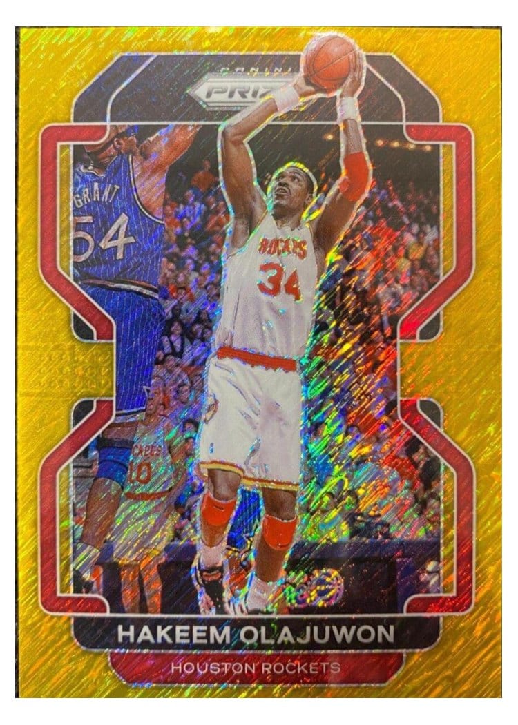 2021-22 Panini Prizm Base Set Hakeem Olajuwon #265 card