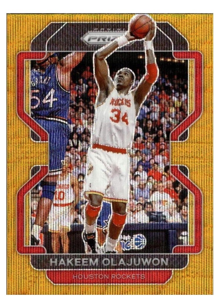 2021-22 Panini Prizm Base Set Hakeem Olajuwon #265 card