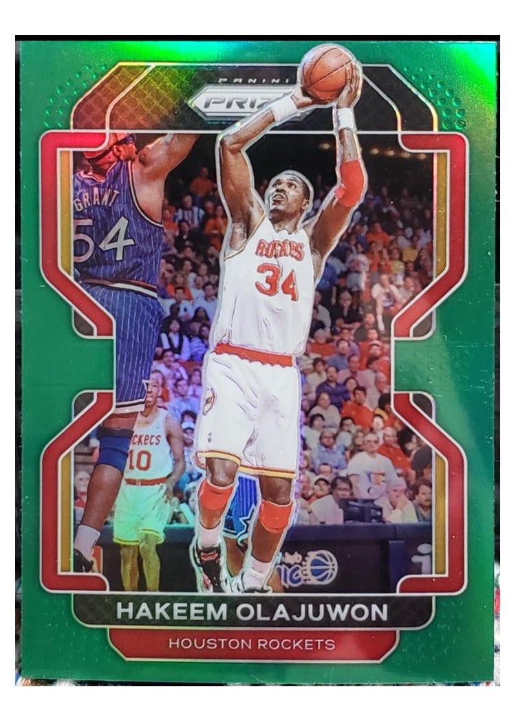 2021-22 Panini Prizm Base Set Hakeem Olajuwon #265 card