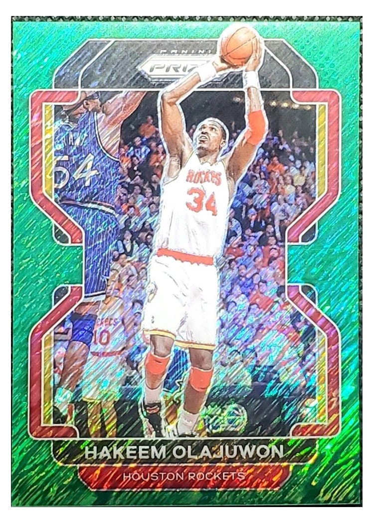 2021-22 Panini Prizm Base Set Hakeem Olajuwon #265 card