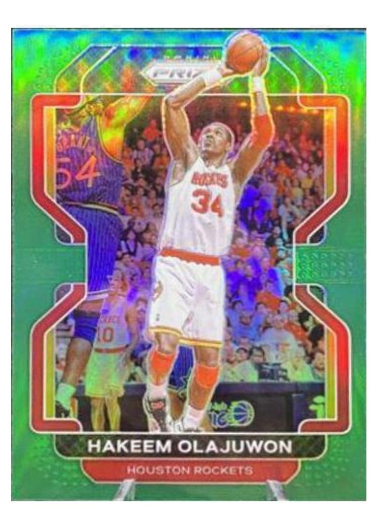 2021-22 Panini Prizm Base Set Hakeem Olajuwon #265 card