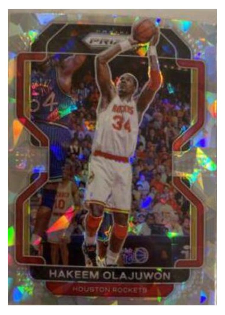 2021-22 Panini Prizm Base Set Hakeem Olajuwon #265 card
