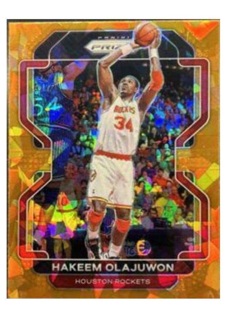 2021-22 Panini Prizm Base Set Hakeem Olajuwon #265 card