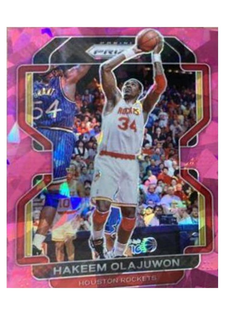 2021-22 Panini Prizm Base Set Hakeem Olajuwon #265 card