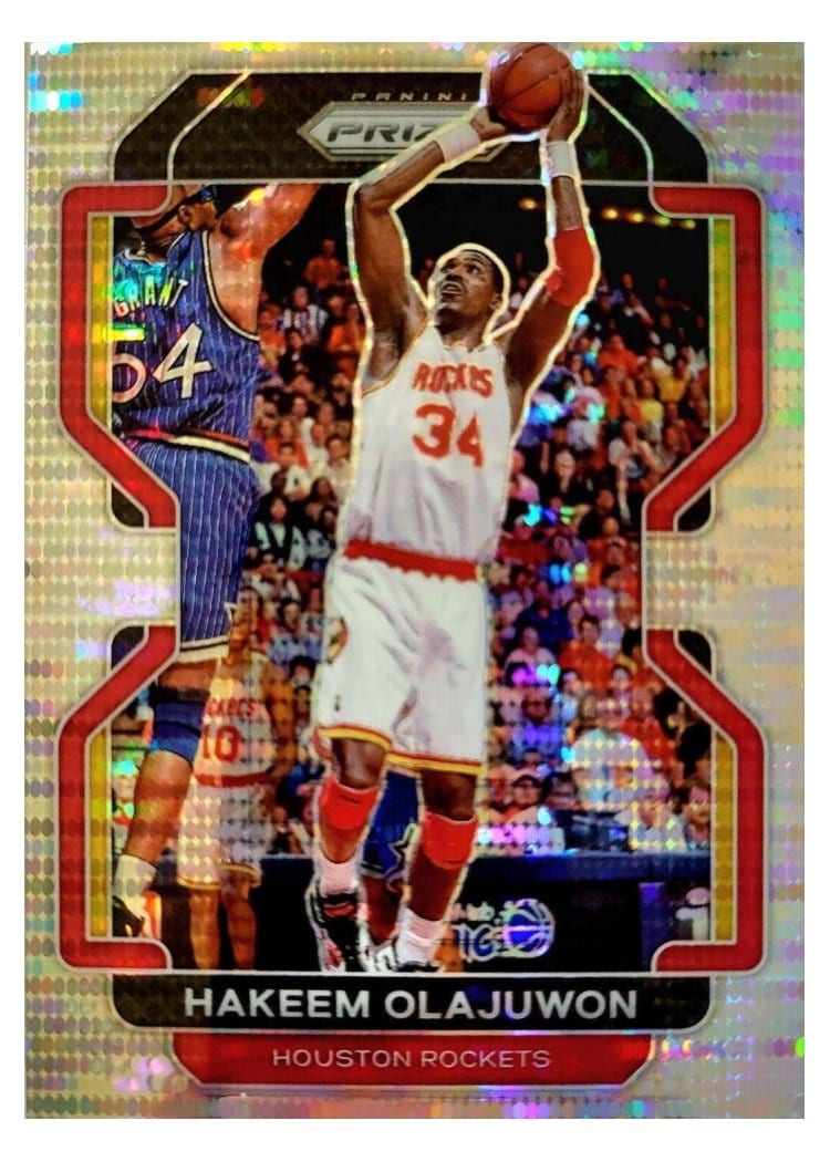 2021-22 Panini Prizm Base Set Hakeem Olajuwon #265 card