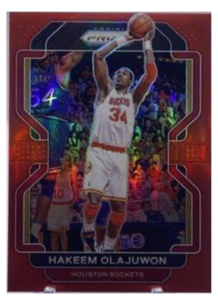 2021-22 Panini Prizm Base Set Hakeem Olajuwon #265 card