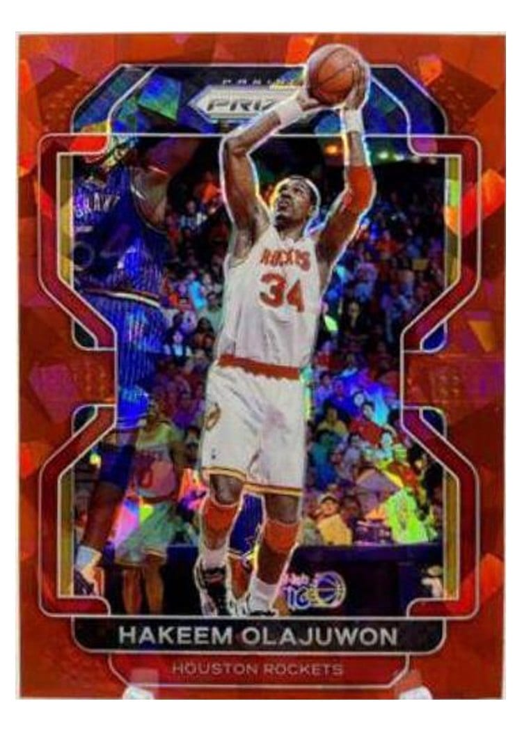 2021-22 Panini Prizm Base Set Hakeem Olajuwon #265 card