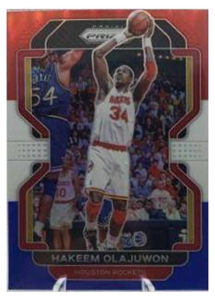 2021-22 Panini Prizm Base Set Hakeem Olajuwon #265 card