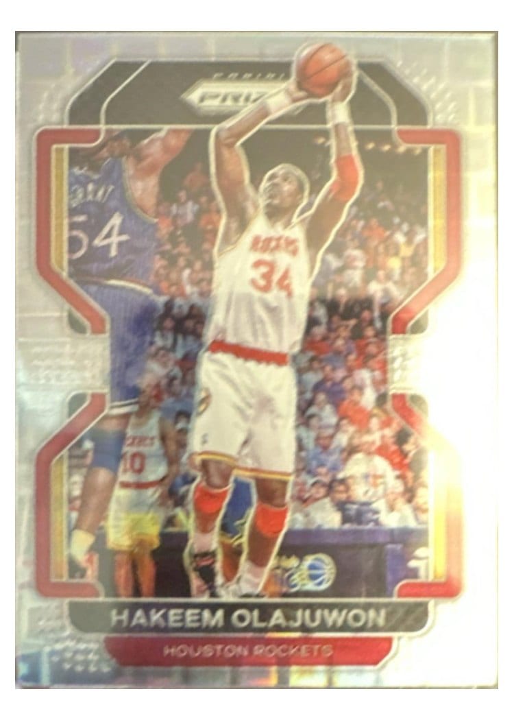 2021-22 Panini Prizm Base Set Hakeem Olajuwon #265 card